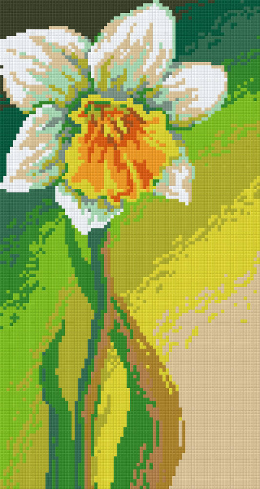 Fine Narcissus Six [6] Baseplate PixelHobby Mini-mosaic Art Kits